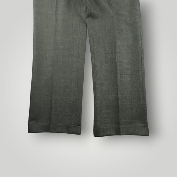 Vtg Single Breasted Suit Mens 40R/34R Classic Fit Wool 2 Piece Glen Check Plaid - Picture 8 of 16